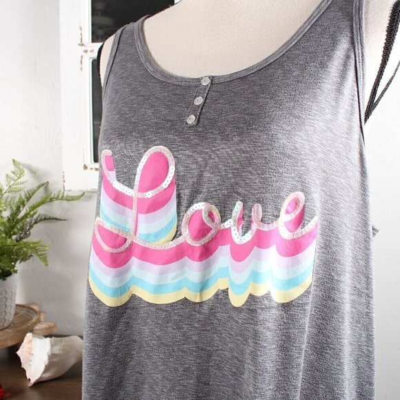 Secret Treasure Tank - Love - XL 16-18 - Picture 4 of 4